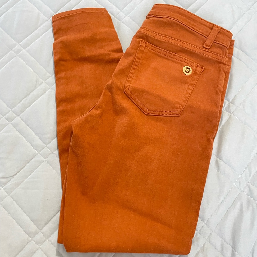 Micheal Kors jeans size 8 burnt orange